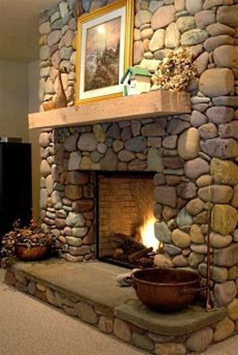 20 Traditional Stone Fireplace Decorating Ideas You Can Copy Stone