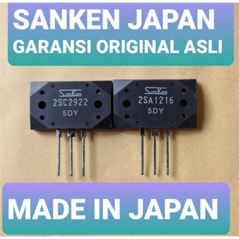 Jual Transistor Sanken 5DY Harga Sepasang Original TR Power Ampli Final