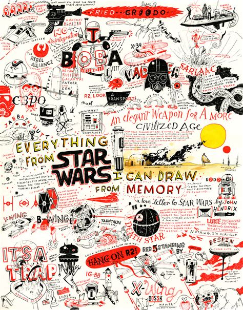 Seduced By The New Star Wars Doodle Art