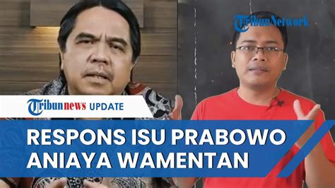 Soal Isu Hoaks Prabowo Tampar Cekik Wamentan Ade Armando Curiga