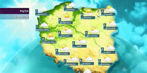 Prognoza pogody na weekend 4 6 listopada Wiadomości