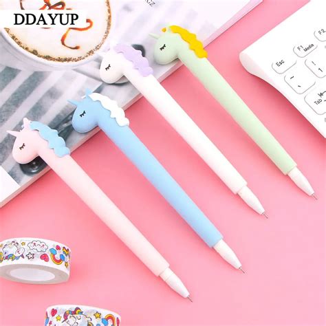 05mm Cute Creative Unicorn Gel Pen Signature Pen Escolar Papelaria