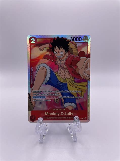 Mavin One Piece Card Game Monkey D Luffy Op Sr Romance Dawn