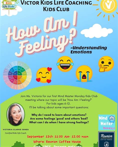 Victor Kids Life Coaching | Victoria Clarke-Jones | I hold a monthly