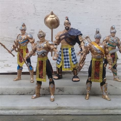 Jual Action Figure Custom Wayang Indonesia Pandawa Lima V Paman