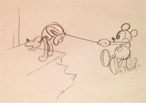 Animation Collection Original Production Animation Drawing Of Mickey