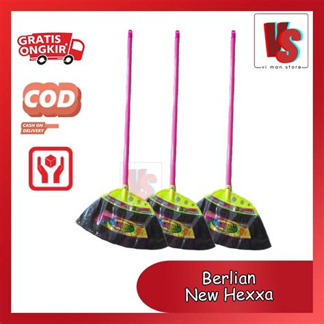 Jual Berlian New Hexxa Broom Sapu Ijuk Lantai Berkualitas Tinggi