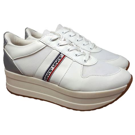 Venta Tenis Levis Blancos Para Mujer En Stock