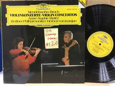 Lp Classical Karajan Anne Sophie Mutter Mendelssohn Violin