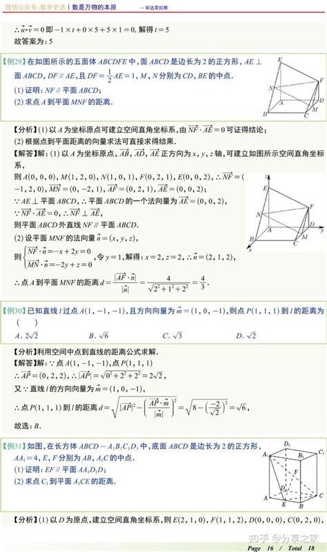 高中数学空间向量与立体几何知识点、解法与题型归纳总结 知乎