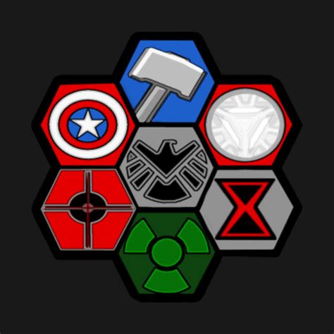 Avengers Assemble - SHIELD, Iron Man, Thor, Black Widow, Hulk, Cap ...