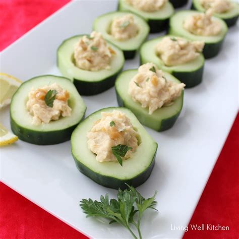 Refreshing And Delicious These Cucumber Hummus Cups Are The Perfect