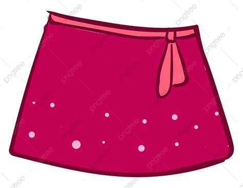 Pink Skirt Clipart Transparent PNG Hd Pink Woman Skirt Illustration