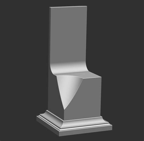 Stl File Miniatures Plinth With Backdrop Rounded Cut 🖼️ ・3d Print