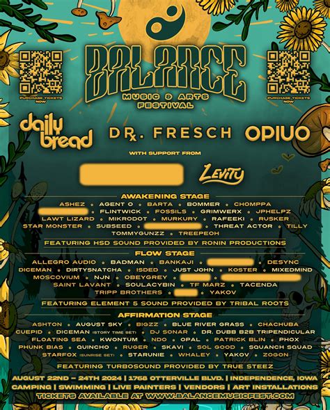 Balance Music Festival Lineup Grooveist