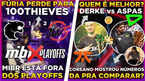 FÚria Perde E DecidirÁ Vaga Em Playoffs Contra Sentinels Coreano Compara Aspas X Derke Mibr