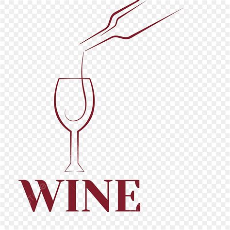 Vetor Do Logotipo Do Vinho Vinho Tinto Cálice Vinho Imagem PNG e