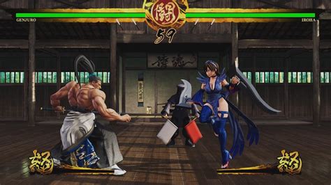 Genjuro VS Iroha Hardest AI Battle SAMURAI SHODOWN 2019