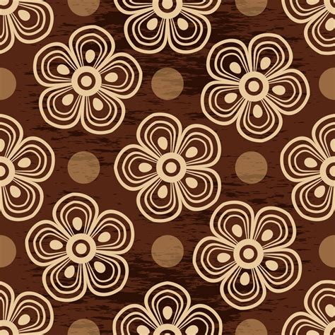 Premium Vector Vector Seamless Grunge Floral Pattern With Vintage Flowers