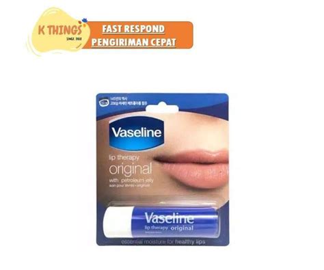 Jual Vaseline Lip Therapy Lip Balm Pencerah Pelembab Bibir Di Seller K