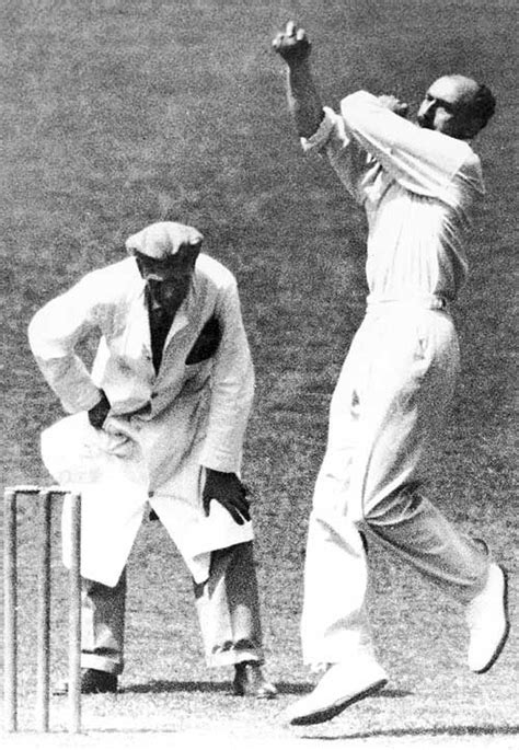 Percy Fender Delivers The Ball ESPNcricinfo