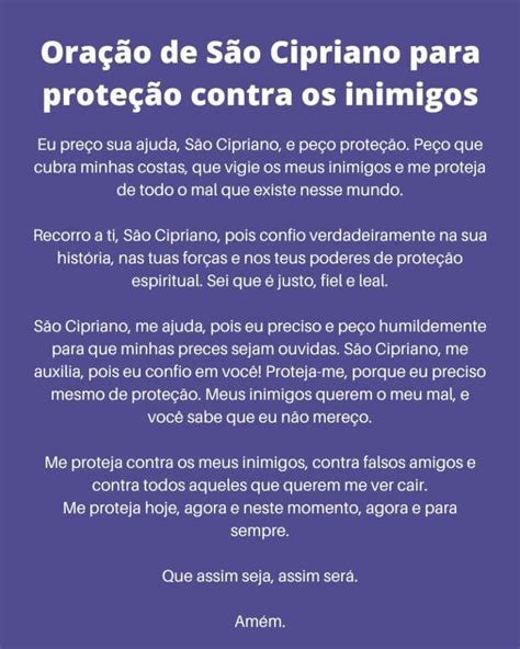 Ora O De S O Cipriano Para Afastar Inimigos Maismistika