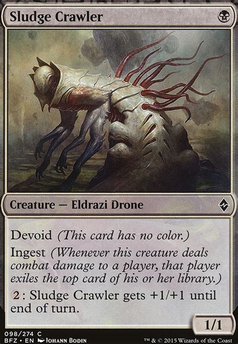 Sludge Crawler Battle For Zendikar Modern Card Kingdom