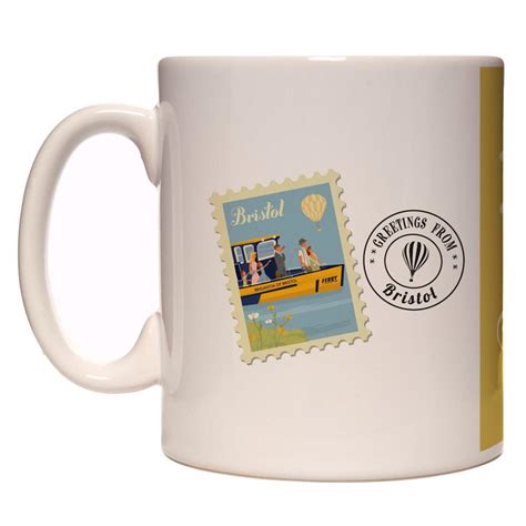 Bristol Mug With Illustration Of Clifton Suspension Bridge The