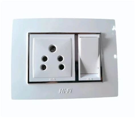 Hi Fi 10a Modular Switch Socket Combination Pvc At Best Price In Dholka