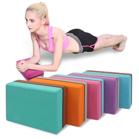 Brand Eva Yoga Block Brick Home Exercise Pilates Foam Workout Sports