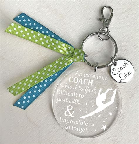 Gymnastics Coach Gifts Gymnastics Coach Keychain Gymnast | Etsy