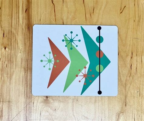 Mcm Sputnik Arrow Mousemat Mcm Sputnik Arrow Mousepad Retro Mousepad