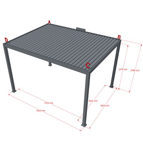 Dreamgarden Pergola X X M Tropea Elektrisch Anthrazit