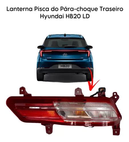 Lanterna Pisca Ld Do Para Choque Traseiro Hyundai Hb