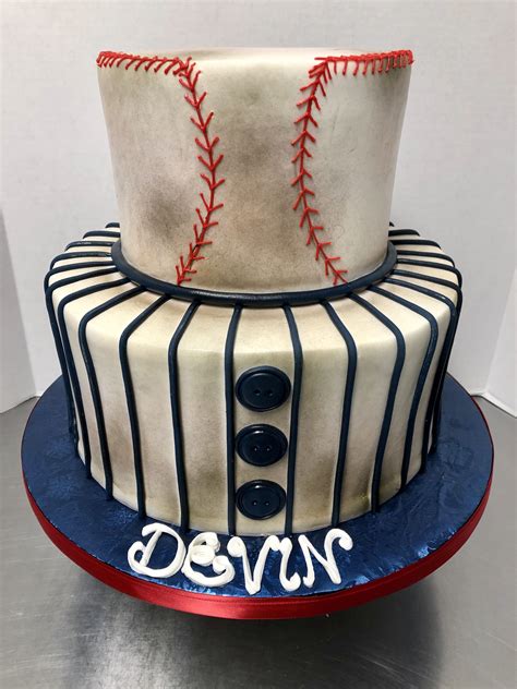 baseball birthday cake 6