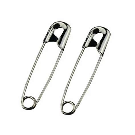 Silver Nickle Plated Mild Steel Safety Pin Quantity Per Pack 1000