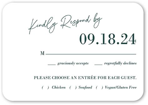 Elegant Formula Rsvp Card By Yours Truly Shutterfly