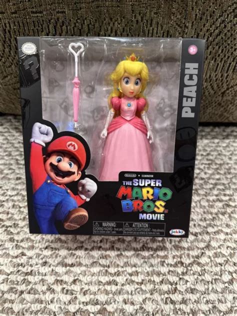 The Super Mario Bros Movie Princess Peach 5” Figure Jakks Pacific