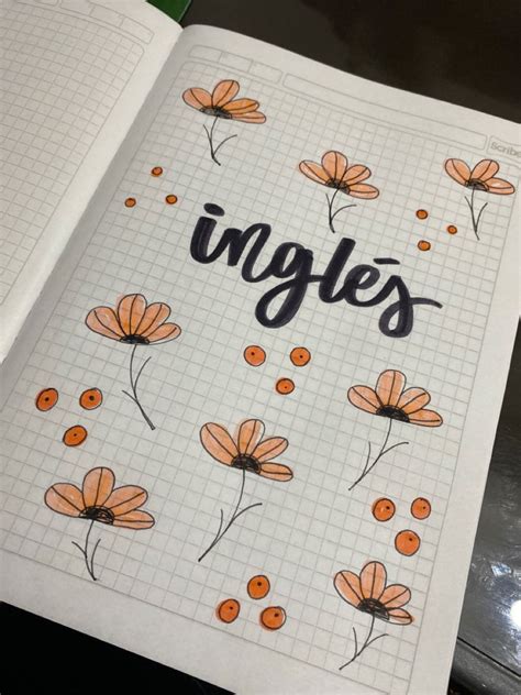 Portada de Cuadernos Inglés Bullet journal design ideas Bullet