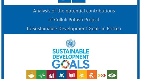 Undp Eritrea Analysis Of The Potential Contributions Of Colluli Potash