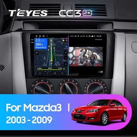 Штатная магнитола Teyes CC3 2k 4 32 Gb Mazda 3 1 BK 2003 2009 ᐉ купить