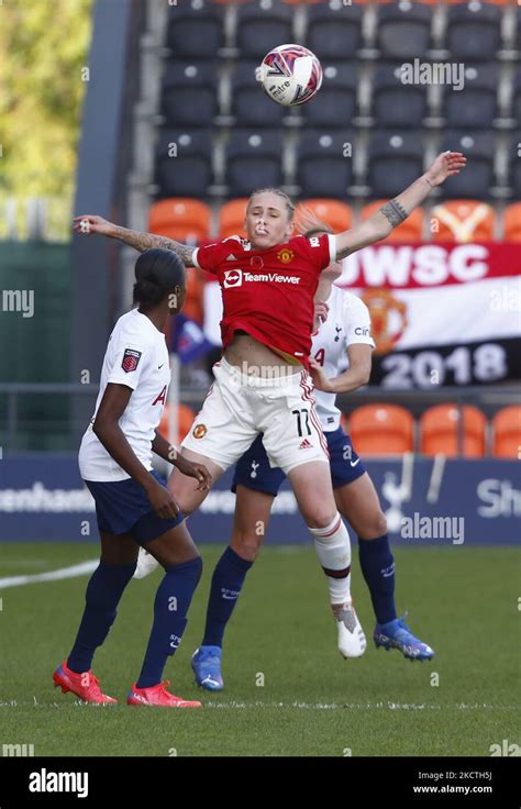 Leah Galton Of Manchester United Women During Barclays Fa Women S Super