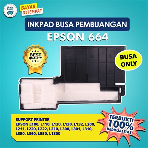 Jual Inkpad Busa Pembuangan Waste Ink Pad Printer Epson L120 L110 L130