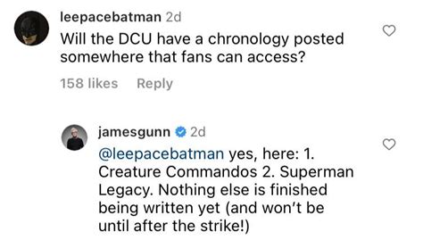 James Gunn Reveals Mind Blowing Update On DC Universe S Timeline