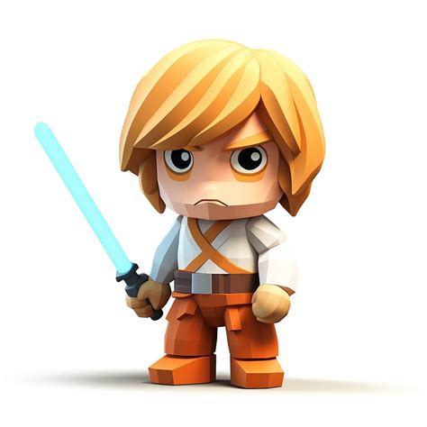 Luke Skywalker 3d Model 24 By Barkerbg001 On Deviantart