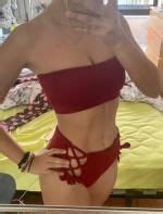 41 OFF POPULAR 2020 ZAFUL Lace Up Ribbed Strapless Bikini Set In DAY SKY BLUE ZAFUL