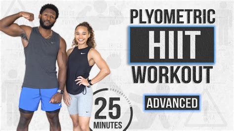 25 Minute Full Body Plyo Hiit Workout Advanced No Equipment Youtube