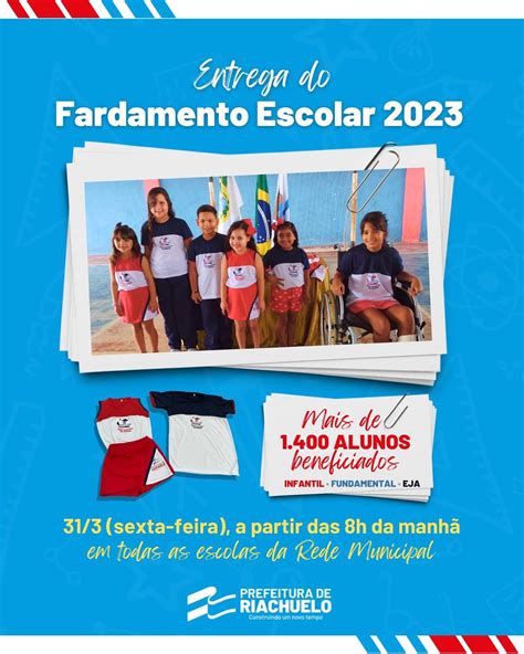 PREFEITURA REALIZARÁ ENTREGA DO FARDAMENTO ESCOLAR NA PRÓXIMA SEXTA