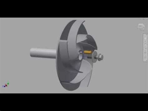 Pump Impeller Animation Autodesk Inventor Youtube