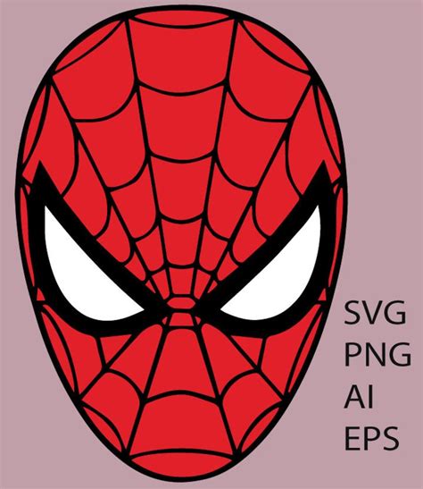 Spiderman Svg Spider Man Svg Layered Svg Spiderman Head Svg Etsy